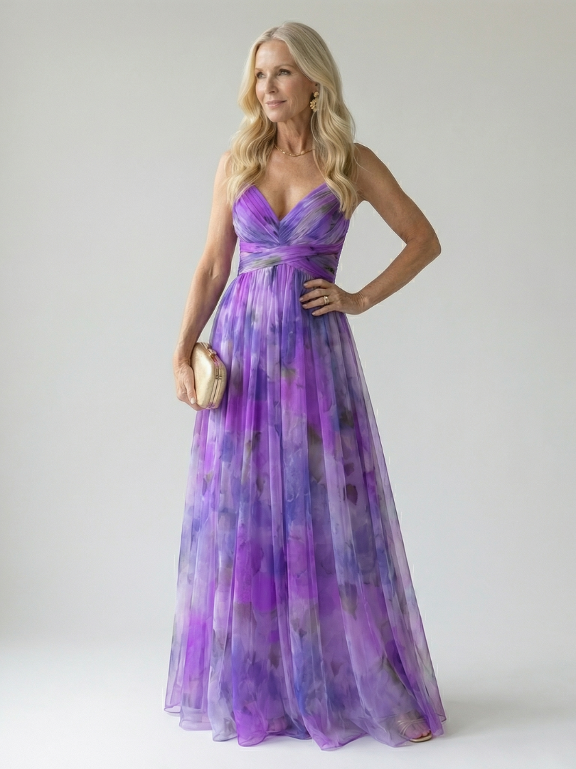 Isel wrap maxi dress