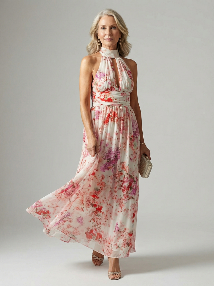 Elyon flowing floral maxi dress