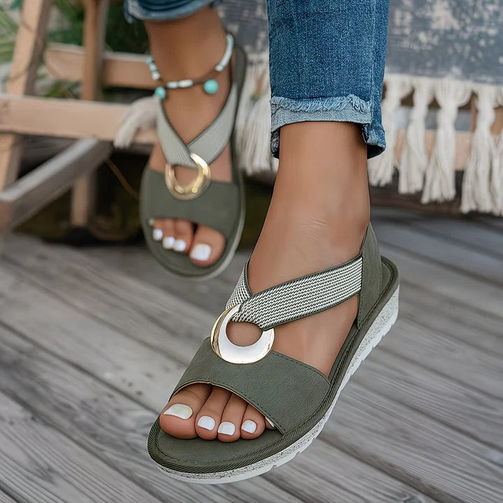 Willa™ Orthopaedic Soft-Strap Wedge Sandals – image 7