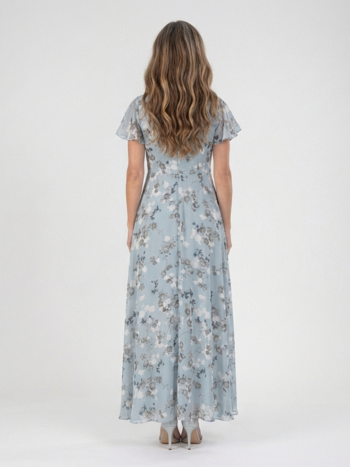Ismeria floral print maxi dress