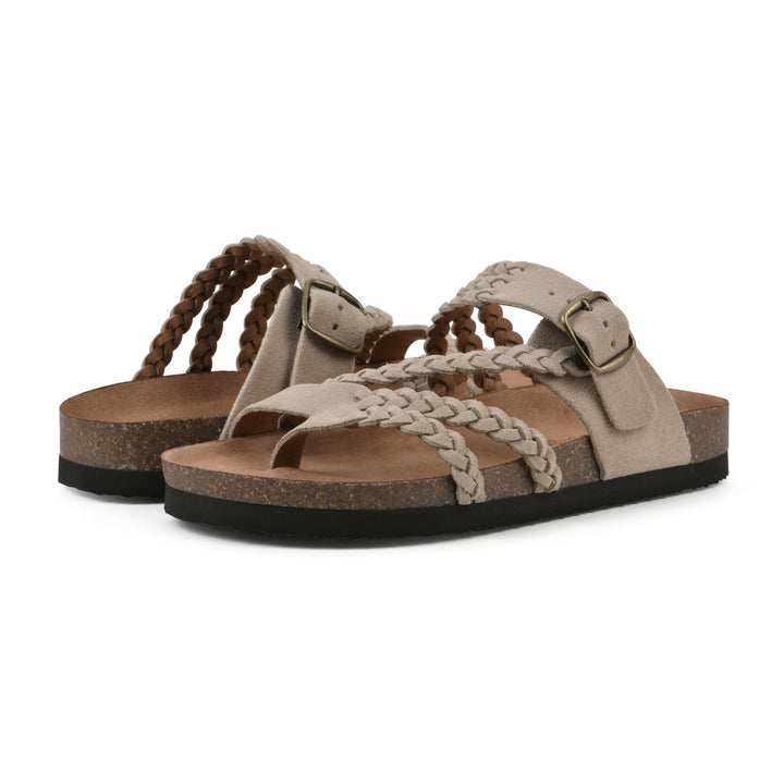 Hayleigh | Woven Strap Footbed Sandals