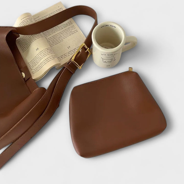Evelyn – Elegant Leather Shoulder Bag