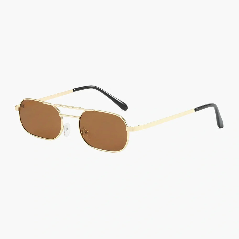 Danielle gold frame sunglasses