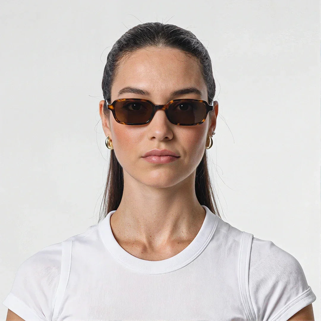 Belinda warm tortoiseshell sunglasses