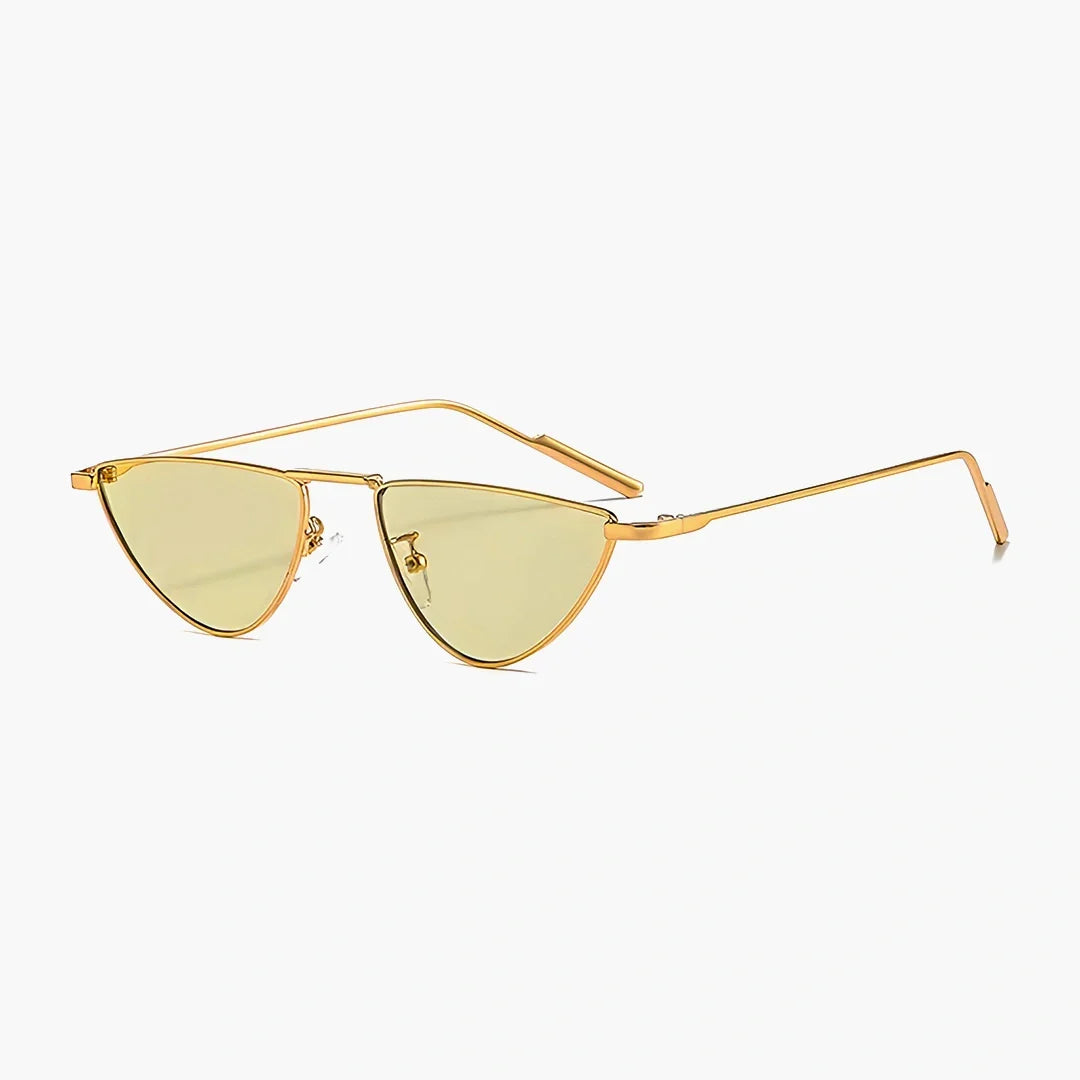 Leanne sharp gold frame sunglasses