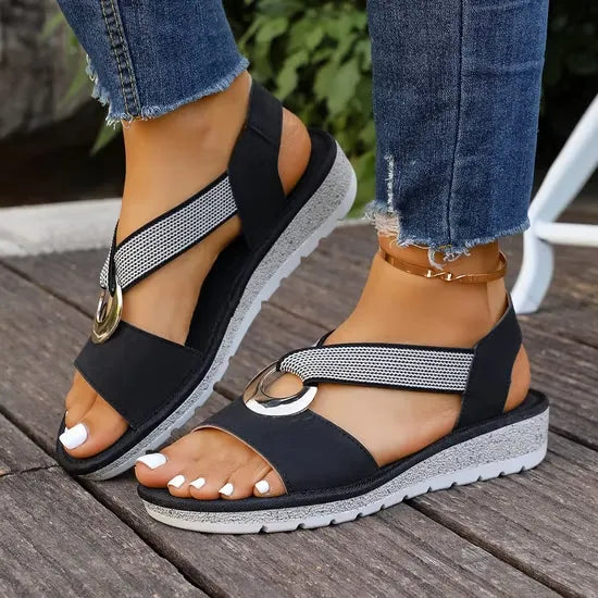 Willa™ Orthopaedic Soft-Strap Wedge Sandals – image 11