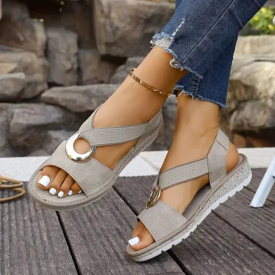 Willa™ Orthopaedic Soft-Strap Wedge Sandals – image 14