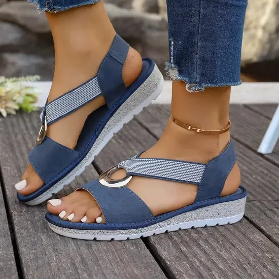 Willa™ Orthopaedic Soft-Strap Wedge Sandals – image 3
