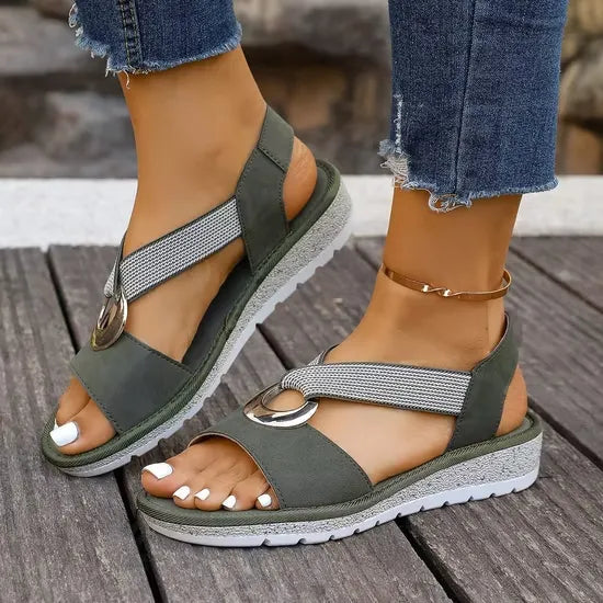 Willa™ Orthopaedic Soft-Strap Wedge Sandals – image 6